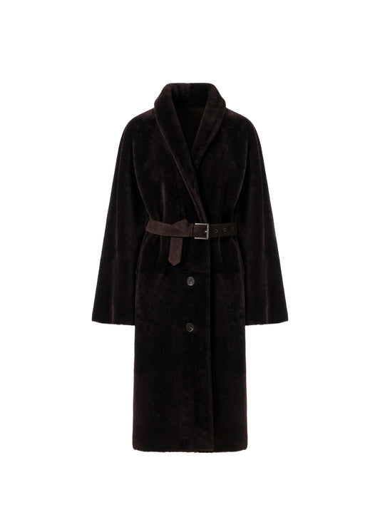 LUNE SHEARLING COAT