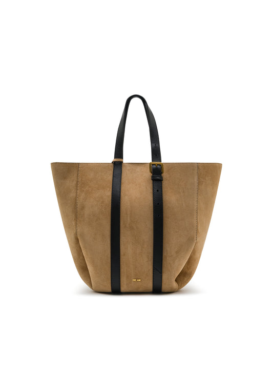 ALBA TOTE BAG CAMEL SUEDE