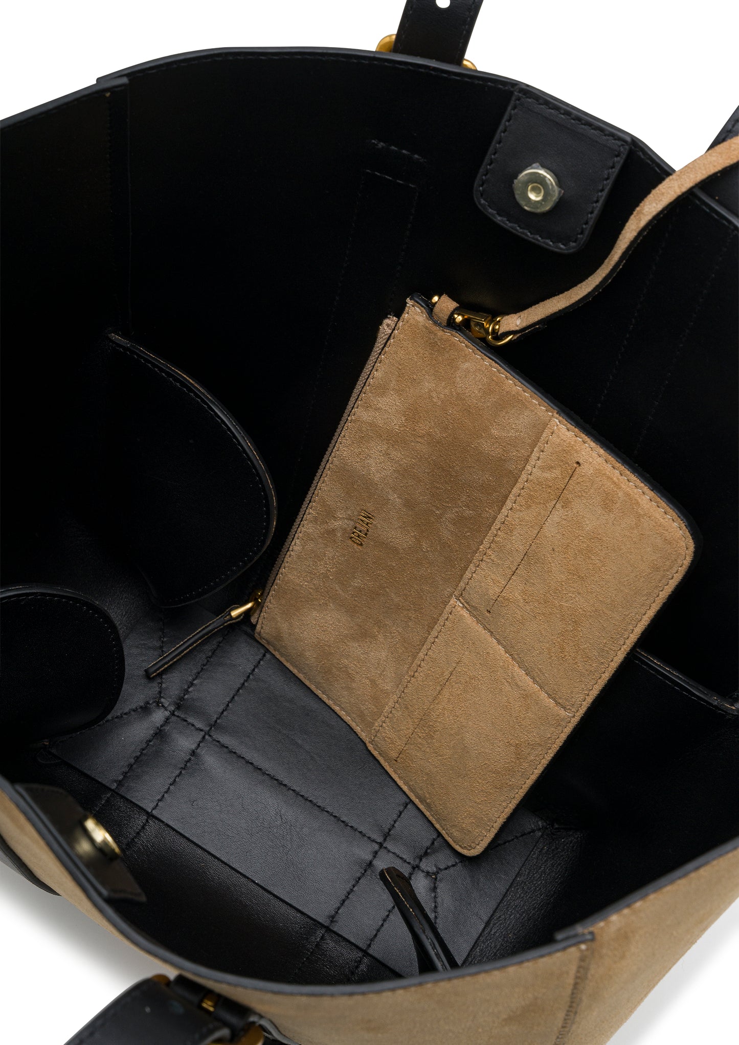 ALBA TOTE BAG CAMEL SUEDE