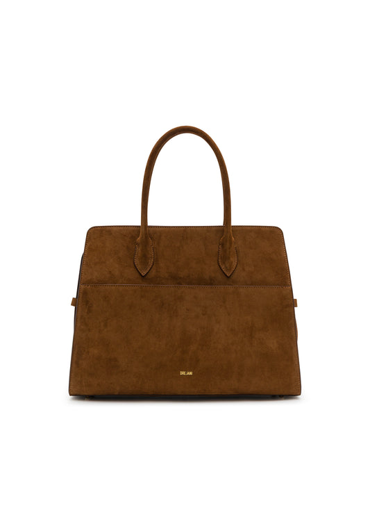 VALIA BAG WHISKEY SUEDE