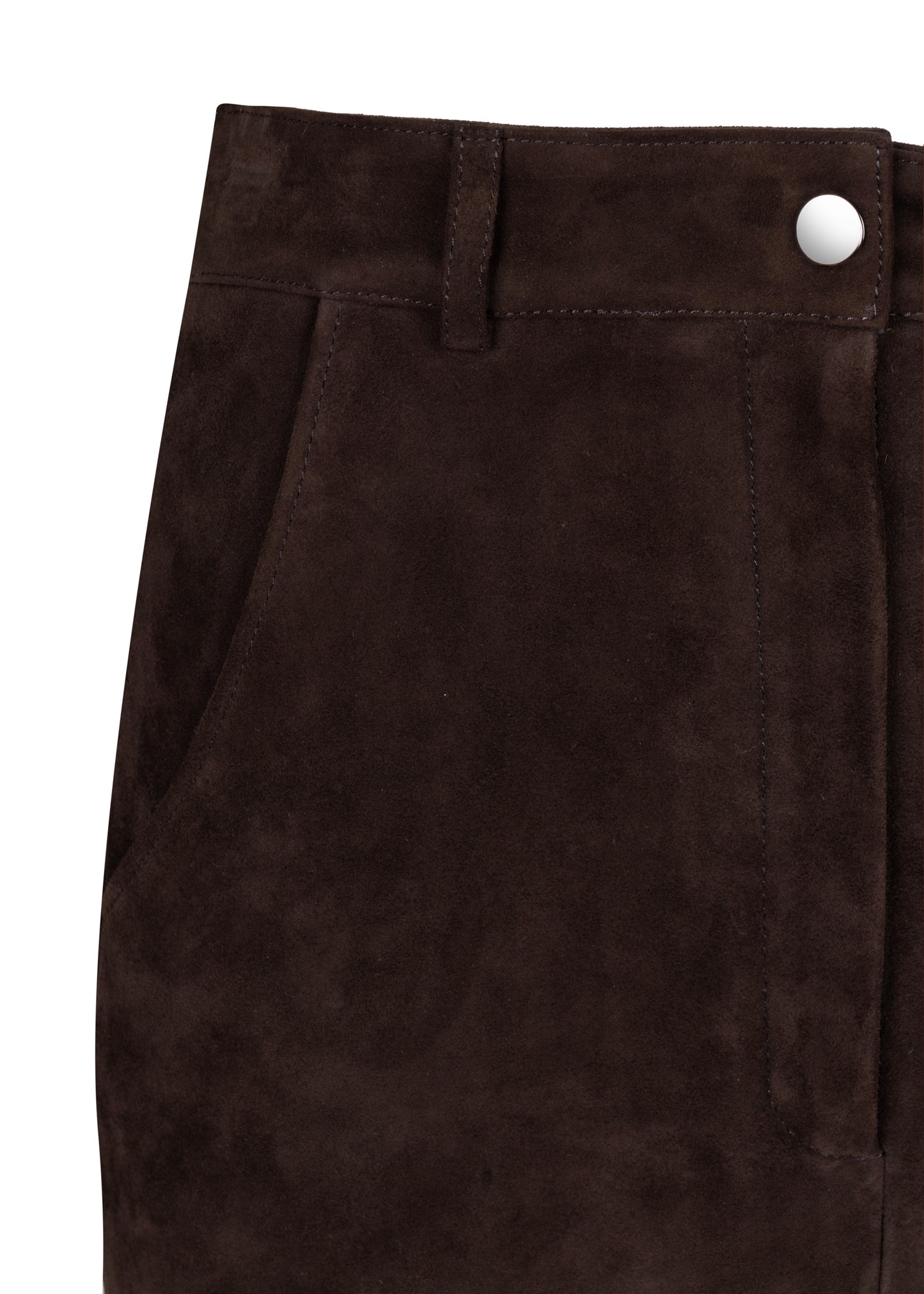 MARLENE NOIR SUEDE SKIRT