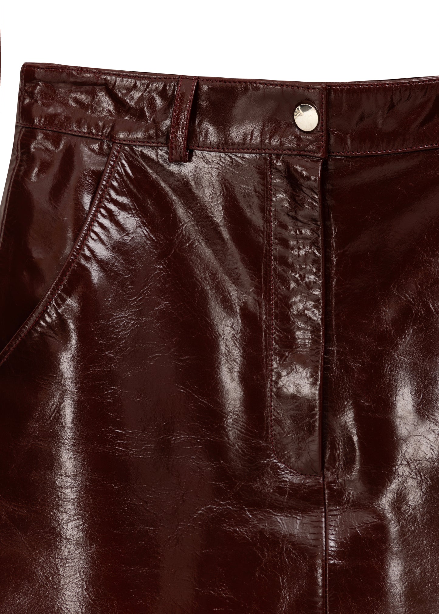 DENEUVE LEATHER SKIRT