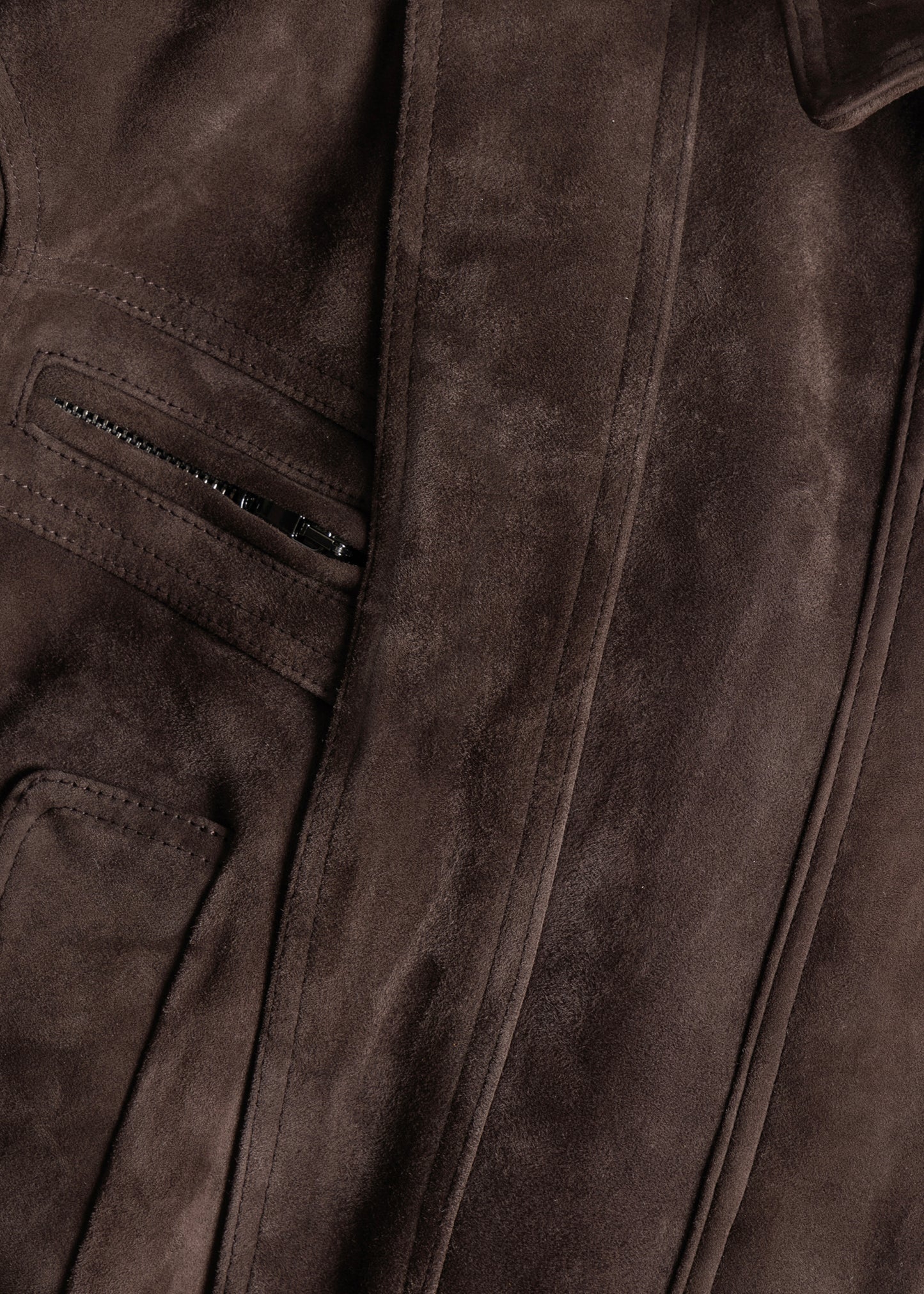 CAVALIERE BOMBER BROWN SUEDE