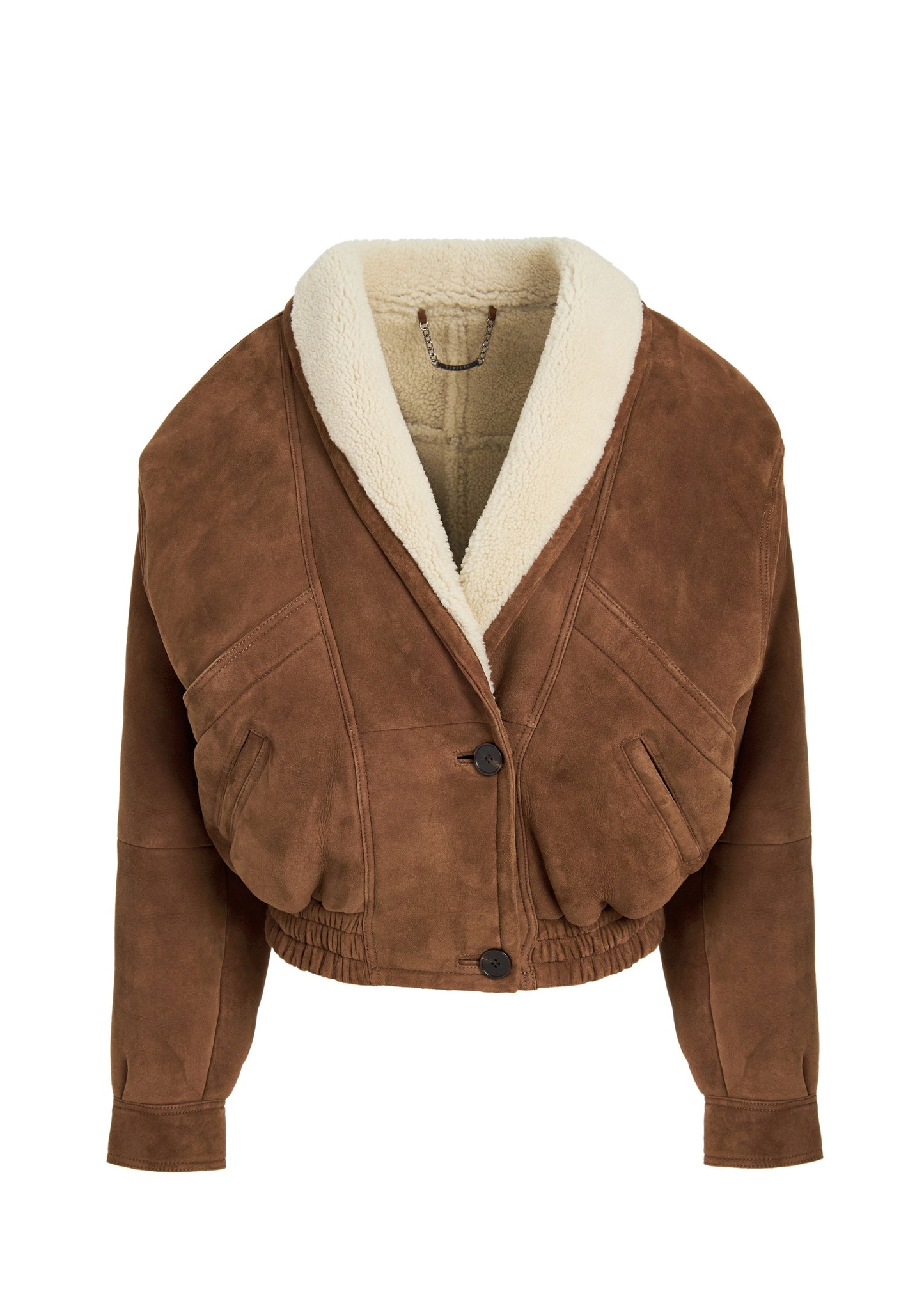 SABINA SHEARLING LEATHER JACKET