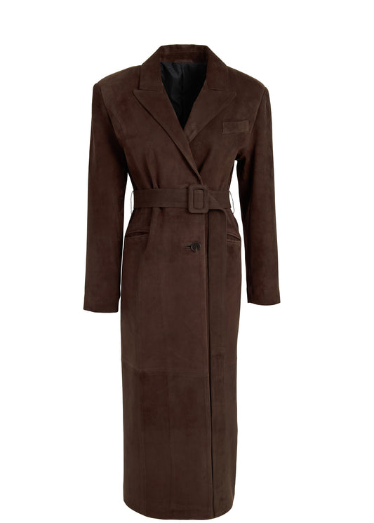 MIREA LEATHER COAT