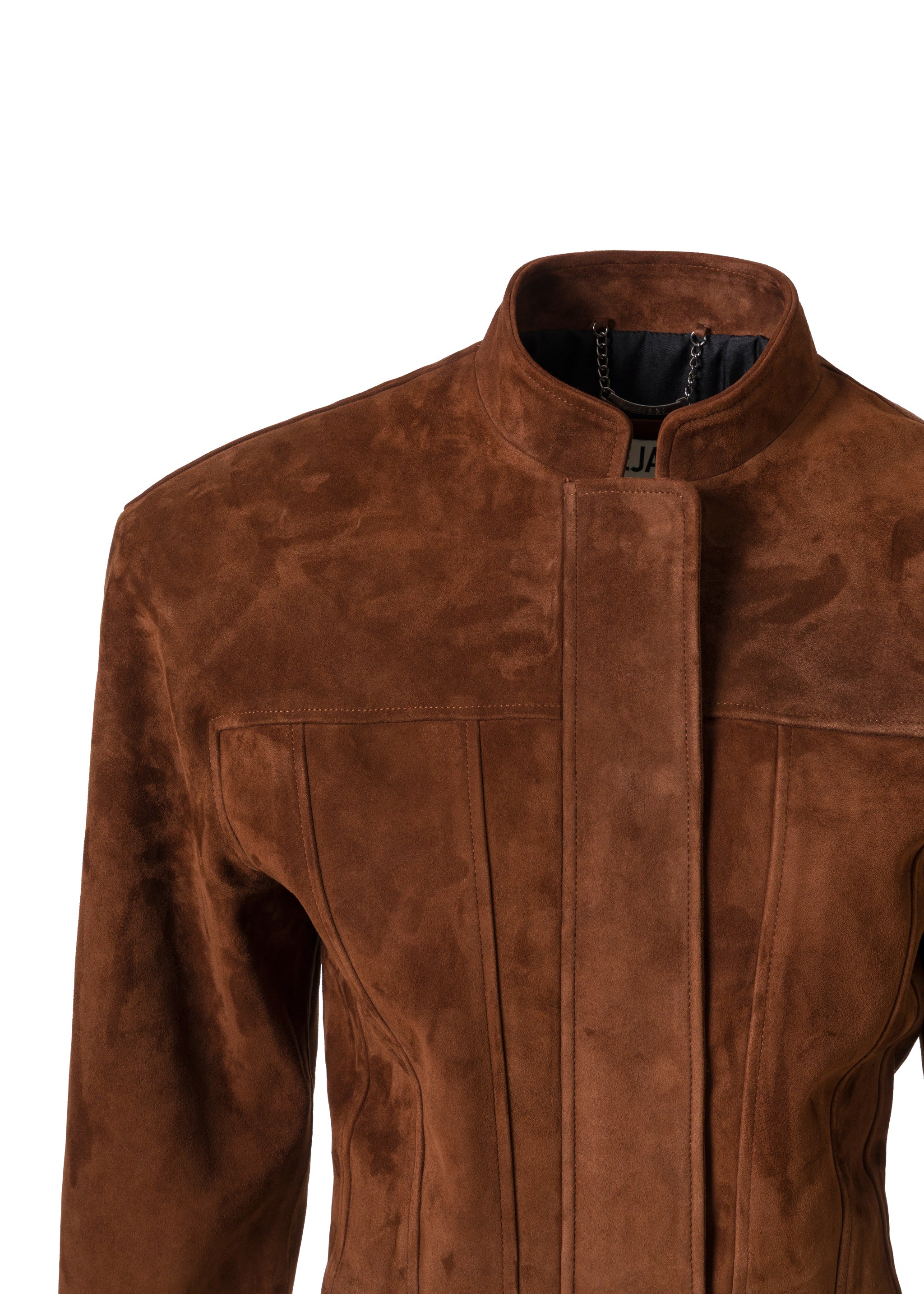 W mastrotto suède leather jacket OVY Absolute Collection - Gruppo Mastrotto