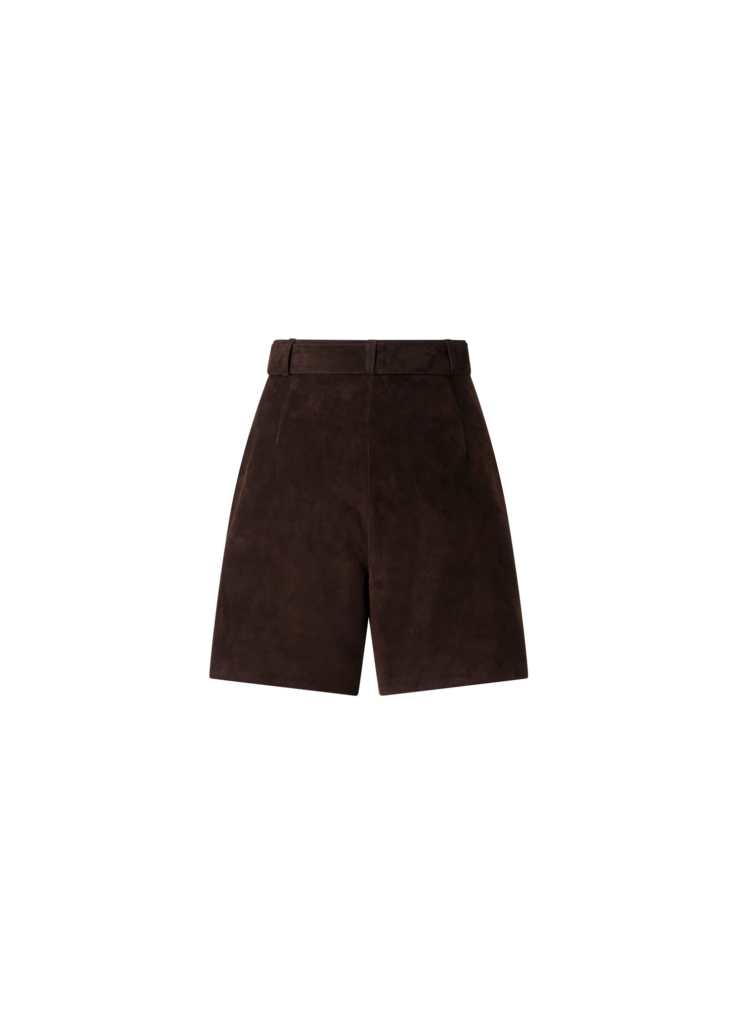TANORA SUEDE SHORTS – CHOCOLATE BROWN
