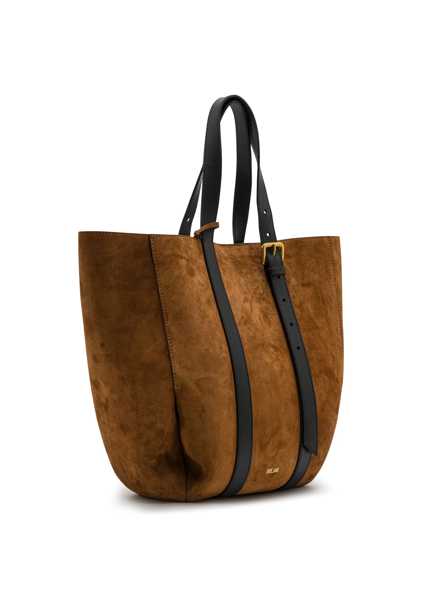 ALBA TOTE BAG TOBACCO SUEDE