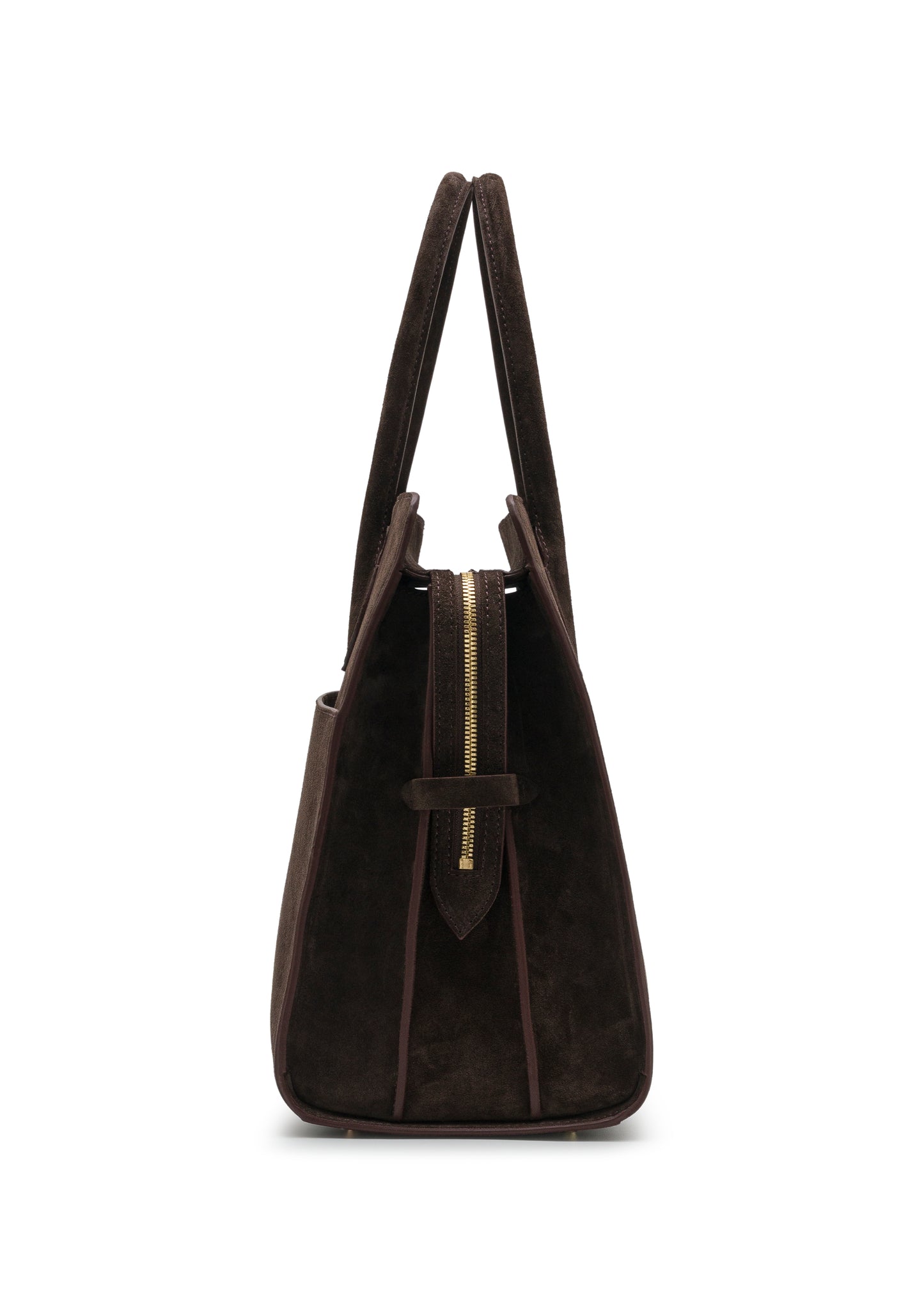 VALIA BAG DARK BROWN SUEDE