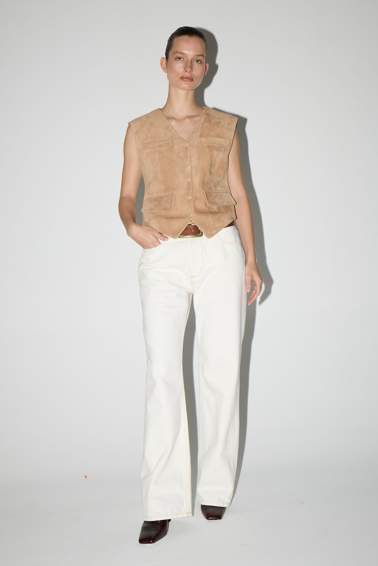 RIVA SUEDE LEATHER VEST