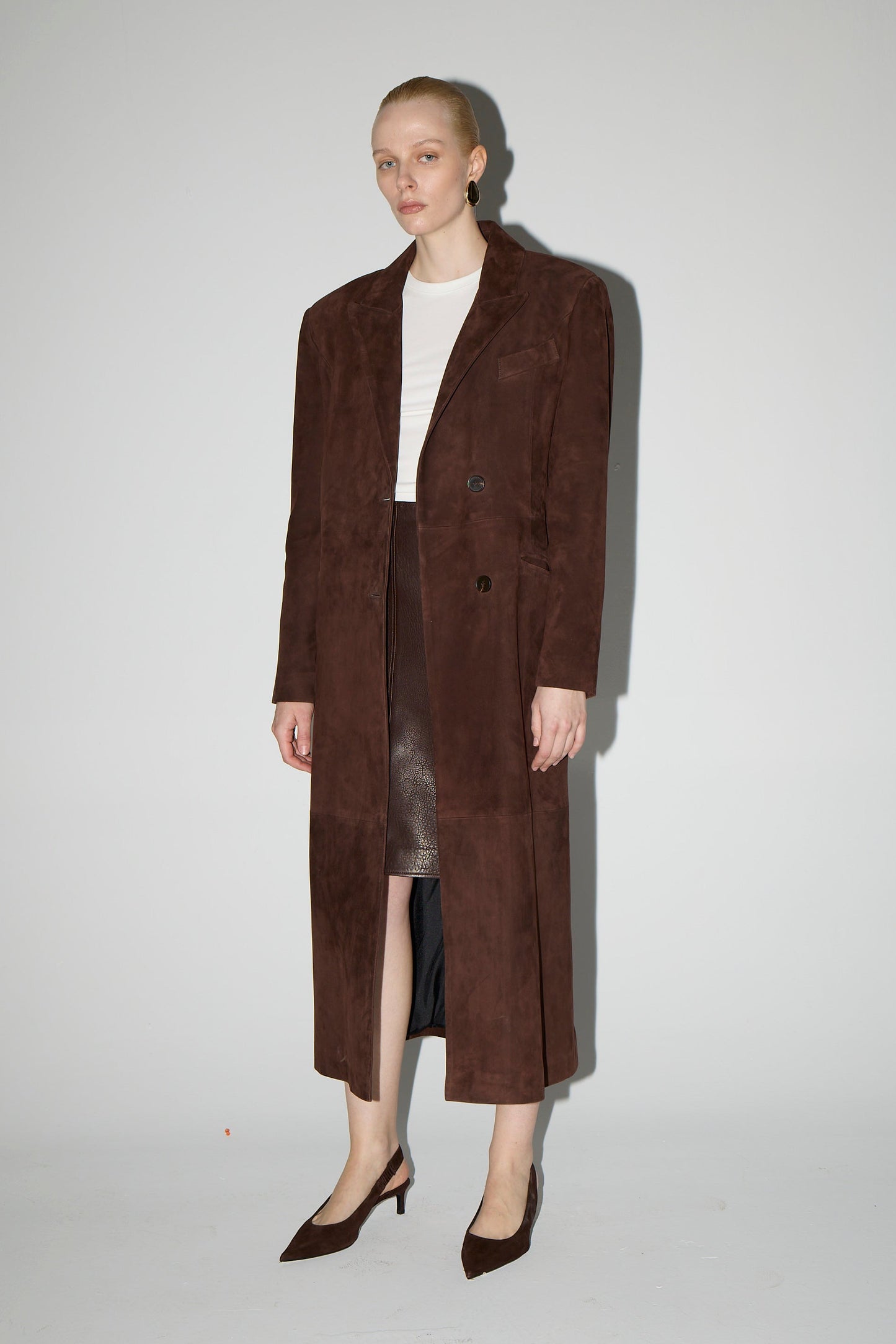 MIREA LEATHER COAT